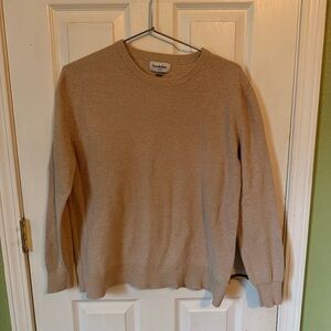 Goodfellow & Co Men's Tan Crewneck Sweater 100% Cotton